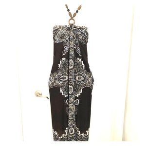 Long bohemian flattering dress